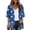 Blue, variant on American Flag Lightweight Cardigans for Women Red White Blue Half Sleeve Independence Day Kimono Cover Ups Summer Tops Blue L