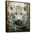 thumbnail image 2 of Designart "Africa Leopards SBlueth" African Floater Framed Canvas Wall Art, 2 of 7