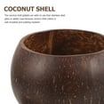 thumbnail image 4 of FRCOLOR Unique Coconut Shell Goblet Sturdy Design for Home and Parties 2Pcs, 4 of 5