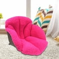 thumbnail image 6 of TISHITA Office Chair Cushion with Lumbar Support Stuffed Soft Comfortable Chair Pad Desk Chair Seat Cushion for Dorm Dining Chair Car Rose Red, 6 of 8
