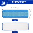 thumbnail image 3 of CUITING 4 Pack Deep Cleaning Pad for Bona Hardwood Floor Cleaner Mop Replacement Microfiber Mop Pads Use for 18 Inch Spray Mops Reusable Mop Refill Pads, 3 of 7
