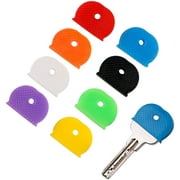 32Pcs Key Caps Covers Tags, Rubber Key Identifiers, Key ID Caps Key Covers for House, Office, Locker, Apartment Key Organization, Perfect Coding System to Tag Your Keys in 8 Assorted Colors
