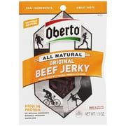 Oberto All Natural Original Beef Jerky 1.5oz Resealable Bag