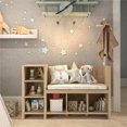 thumbnail image 3 of Ameriwood Home Tyler Storage Bench and Coat Rack in Blonde Oak, 3 of 7