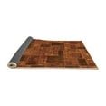 thumbnail image 2 of Ahgly Company Indoor Rectangle Patchwork Orange Transitional Area Rugs, 7' x 9', 2 of 4