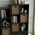 thumbnail image 3 of Furniture of America Seni Stackable Wood 6-Cube Bookcase in Black, 3 of 9