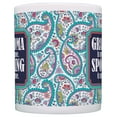 thumbnail image 3 of ThisWear Gift for Grandma Grandma is my Name Spoiling is my Game 11 ounce Coffee Mug Paisley, 3 of 4