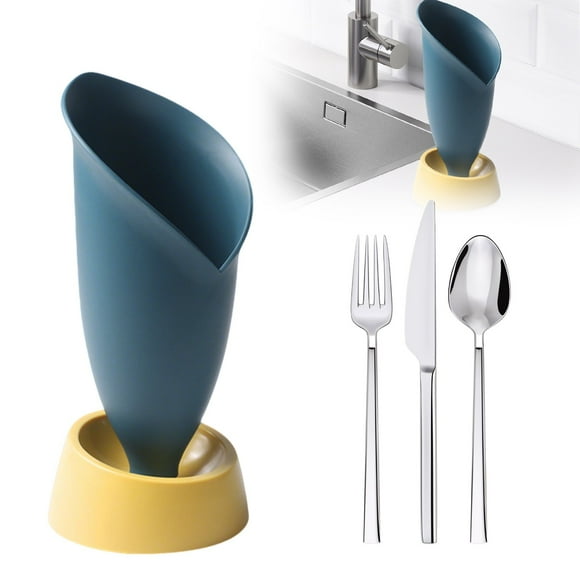 Efficient Kitchen Utensil Organizer ABS Drainable Chopstick Storage Holder for Spoons and Forks