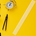 thumbnail image 7 of YUYUETIME 5Pcs Plastic Straight Ruler for Drawing and Technical Use with Inch and Centimeter Scales, 7 of 7