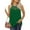 Green, variant on Women's Summer Casual Tank Tops Lace Hatler Pleated Sleeveless Cami Shirts Loose Fit Halter Neck Tank Tops, S-2XL