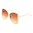 thumbnail image 3 of 1845 Gafas de sol de perlas con montura grande de moda europea y americana para mujer, 3 of 6
