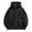 Black, variant on Quinlirra Mens Jacket with Hood Men's Stitching Drawstring Hooded Slim Fashion Jacket Coat Outwear