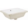 thumbnail image 2 of American Imaginations 18.25-in. W Rectangle Bathroom Undermount Sink Set In White - Chrome Hardware AI-26687, 2 of 9