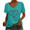 thumbnail image 1 of Birdeem T-Shirt Sans Manches à Col en V pour Femmes, Mode Décontractée, Imprimé, Chandail, 1 of 6