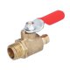 thumbnail image 4 of 4Pcs Mini Ball Valve All Brass Thickening Anticorrosion High Hardness Air Shut Off Valve, 4 of 5