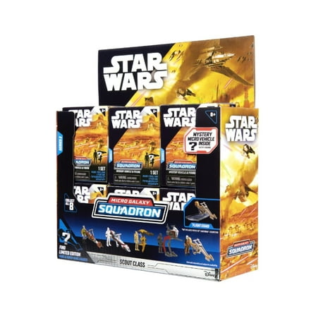Star Wars Micro Galaxy Squadron Scout Class Mystery Packs - Assorted 2.5 inch Scout Class Vehicle with 1 inch Micro Figure Accessory