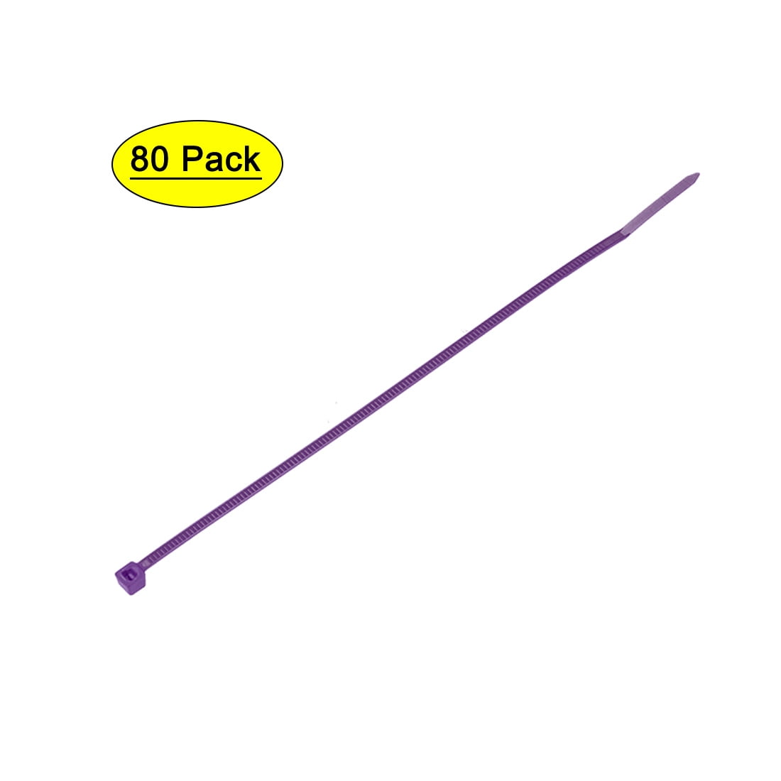 Colored Cable Ties 5 1/2 Purple 40# 1000/Case