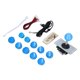 thumbnail image 4 of Kits de joystick del Juego de Arcade Joystick de 8 Vías Diseño Compacto Con Placa Codificadora Joystick de 10 Botones para Fight, 4 of 8