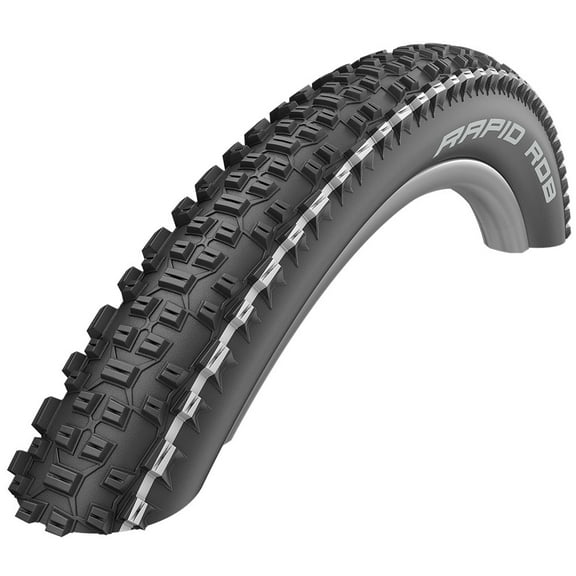 Schwalbe Rapid Rob K-Guard 27.5x2.25 Blk/Wht cycle bike tyre