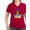 Garnet, variant on CafePress - I Stand With Ukraine T Shirt - Women's V-Neck Dark T-Shirt