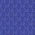thumbnail image 1 of Ahgly Tapis d'Intérieur Lavable en Machine Carré Bleu Ruban Transitionnel Bleu, 7 Pieds Carré, 1 of 7