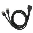 thumbnail image 1 of Cable USB 3.0 de 19/20 pines para montaje en panel frontal de placa base de escritorio con patas fijas (0,8 m), 1 of 10
