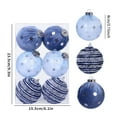 thumbnail image 3 of WIFKLSIIPG Clear Glitter Hanging Shatterproof Baubles for Home, 3 of 6