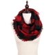 thumbnail image 2 of Bufanda de otoño invierno clásica con borlas a cuadros de tartán cálido, suave y grueso, manta grande, bufandas para mujer, 2 of 2