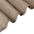 thumbnail image 6 of BalsaCircle 60" x 126" Taupe Rectangular Premium Polyester Faux Burlap Tablecloth Reception, 6 of 8
