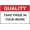 Warning Sign 5, variant on 10 Min Parking DropOffs and PickUps Only Sign – 8x12 Inch Reflective Aluminum,UV Protected & Weatherproof,HighVisibility Parking Restriction Sign for Business or School
