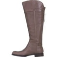 thumbnail image 3 of Womens Franco Sarto Christine Wide Calf Riding Boots, Taupe Leather, 3 of 6
