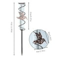 thumbnail image 4 of AJKSFHIU Back To School Supplies Sale!Hummingbird Glass Rain Gauge Outdoor Rated-7 Inch Capacity Glass Rain Gauge for Yard with Stake Metal Bird Decoration for Garden Backyard, 4 of 8