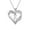 5#, variant on Easter Necklaces for Women Ladies Double Heart Diamond Necklace With 26 English Letters Couple Necklace Easter Decor