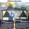 thumbnail image 6 of 10' x 10' Metal Storage Shed for Ourdoor, Steel Yard Shed  with Design of Lockable Doors, Utility and Tool Storage for Garden, Backyard, Patio, Outside use, 6 of 9