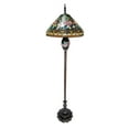 thumbnail image 2 of CHLOE Lighting SINCERE Tiffany-style 3 Light Roses Double Lit Floor Lamp 18" Shade, 2 of 2