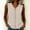 Beige women sleeveless button down tank top a1, variant on Women Sleeveless Button Down Collared Tank Top for Summer Casual Blouses Solid Basic Tee Shirts Beach Vacation Fashion Clothes, Army Green M