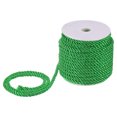 thumbnail image 1 of Uxcell 22 Yards Soft Twisted Rope Trim, 5mm/0.2" Grass Green Polyester Twisted Silk Rope Cord for DIY Craft, 1 of 2