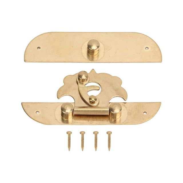 Vintage Latches Hasp Retro Jewelry Box Antique Lock Jewelry Box Antique Buckle Retro Design Jewelry Box Antique Buckle Antique Buckle Latches Exquisite Texture Elegant Retro