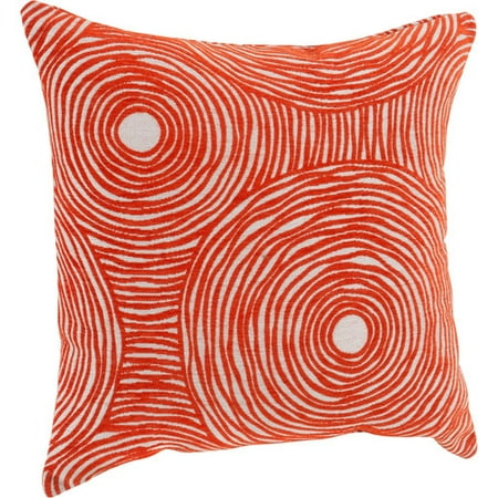 Better Homes and Gardens Chenille Swirls Decorative Throw Pillow, 18" x 18