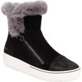 thumbnail image 1 of Women's Jambu Erica Ankle Bootie Black Alaska Leila Leather/Kid Suede 10 M, 1 of 6