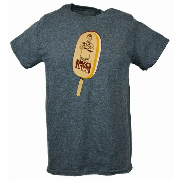 CM PUNK Ice Cream Bar Mens Gray T-shirt 5XL