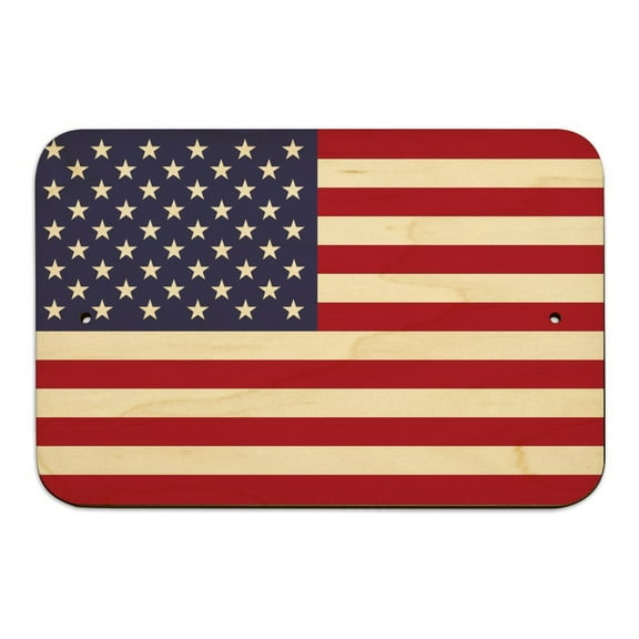 United States of America American USA Flag Home Business Office Sign