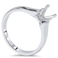 thumbnail image 3 of Pompeii Cathedral Semi Mount Engagement Ring 14 Karat White Gold Setting (,), 3 of 4
