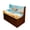 Beach Seashells Starfish, variant on XYZCANDO RV Booth Seat Covers, Compatible with Furniture Camper, RV Dinette Cushion Covers for Booth Seats RV Sofa Washable, Teal Marble