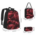 thumbnail image 2 of Easygdp Red Line Mochila para Niños y Niñas con Set de Caja de Almuerzo y Estuche para Lápices 3 en 1, Mochila Escolar Estampada para Adolescentes, 2 of 7