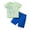 Z63-Light Green, variant on YUEHUA Boy 2 Piece Outfit Summer Loose Fit Straight Leg Short Dinosaur Print Loose Casual Summer Clothes 6 12 18 Months 2 3 4 5 T Kids Boy Short Set