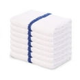 thumbnail image 2 of JMR Kitchen Bar Mops Cleaning Towels 12/24 Pack,16x19 Inch,Cotton,Restaurant Towels Cleaning Towels Or Home Kitchen Shop Towels and Rags 12, Blue Stripe, 2 of 13