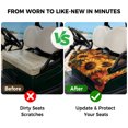 thumbnail image 4 of Golf Cart Seat Covers for 2 Seater,Sunflower Microfiber Cart Seat Towel Blanket,Spring Summer Floral Watercolor Botanical Absorbent Breathable Non Slip Bench Seats Protector for Golf Course 51"x31", 4 of 9