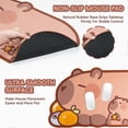 thumbnail image 3 of Mouse Pad - Kawaii Keyboard Gaming Computer Laptop Pad, Large Anti-Slip Rubber Base Desk Pad for Keyboard and Mouse Desktop Absorber Cover (Capybara), 3 of 4