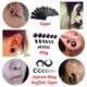 thumbnail image 2 of Juego de expansor de medidores de oído de 14g-00g, tapones cónicos acrílicos, túneles de silicona para oreja, 2 of 5